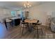 Dining area with modern light fixtures and comfortable seating at 103 Springway Dr, Kannapolis, NC 28081