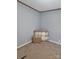Bedroom with neutral gray tones and window for natural lighting, and moving supplies at 111 Crystal Creek Dr, China Grove, NC 28023