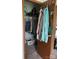 Organized walk-in closet with shelving, hanging rods, and plenty of storage space at 111 Crystal Creek Dr, China Grove, NC 28023