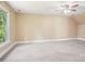 Spacious bonus room features large window and carpet at 116 Scottie Ct, Rock Hill, SC 29730