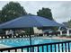 Inviting community pool with large umbrellas and lounge chairs for comfortable relaxation at 12342 Swan Wings Pl, Huntersville, NC 28078