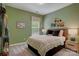 Comfortable bedroom with playful decor, perfect for a room at 1254 Langston Ln, Salisbury, NC 28144