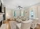 Inviting living room with large windows, neutral color palette, and cozy seating arrangement at 1325 Kennon St, Charlotte, NC 28205