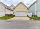 Detached two-car garage with a clean and modern appearance, providing ample parking and storage space at 2003 Trigger Dr, Indian Trail, NC 28079