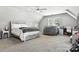 Spacious bedroom features neutral paint, carpet, ceiling fan, and a large beanbag by the window at 2367 24Th Street Ne Ln, Hickory, NC 28601