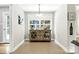 Bright and open dining area with a window and a rustic buffet at 2367 24Th Street Ne Ln, Hickory, NC 28601