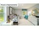 Bedroom with many windows, natural light, neutral paint, and carpet at 4266 Sylvan Pond Ct, Denver, NC 28037