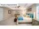 An elegant main bedroom with neutral walls, a large bed, and two matching nightstands at 4266 Sylvan Pond Ct, Denver, NC 28037