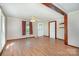 Inviting living space featuring wood floors, natural light, and classic details at 439 Neisler Rd, Concord, NC 28025