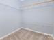 Walk in closet with rod and shelving at 500 Mount Pleasant N Rd, Mount Pleasant, NC 28124