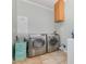Convenient laundry room features front load washer and dryer at 500 Mount Pleasant N Rd, Mount Pleasant, NC 28124