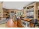Gourmet kitchen with stainless appliances, granite counters, and custom wood island at 5112 Mill Race Ln, Lancaster, SC 29720