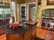 A gourmet kitchen with stainless steel appliances and a butcher block countertop at 5112 Mill Race Ln, Lancaster, SC 29720