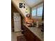 View of a kitchenette area with granite countertops, a sink, and a refrigerator at 5112 Mill Race Ln, Lancaster, SC 29720