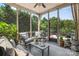 Relaxing sunroom with comfortable seating and a view of the outdoors at 5112 Mill Race Ln, Lancaster, SC 29720