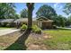 Cozy home featuring a covered porch, mature trees, and a well-maintained lawn at 5229 Milford Rd, Charlotte, NC 28210