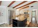 Kitchen featuring stainless steel appliances, granite countertops, and a breakfast bar at 5229 Milford Rd, Charlotte, NC 28210