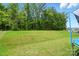 Landscaped backyard showing a trampoline at 812 Dogwood Creek Ln, Indian Trail, NC 28079