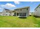 Backyard showcasing a patio and trampoline at 812 Dogwood Creek Ln, Indian Trail, NC 28079