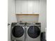 Well-equipped laundry room with newer washer and dryer at 812 Dogwood Creek Ln, Indian Trail, NC 28079