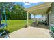 Covered patio with outdoor seating at 812 Dogwood Creek Ln, Indian Trail, NC 28079