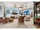 Open living room boasting high ceilings, custom decor, and comfortable seating at 849 Savile Ln, Fort Mill, SC 29715