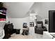 Office featuring built-in shelving, desk, and a comfortable chair at 849 Savile Ln, Fort Mill, SC 29715
