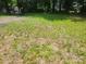 Backyard featuring a spacious lawn with some dry patches at 94 James Sw St, Concord, NC 28025