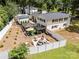 A backyard designed for entertaining, featuring a fire pit and covered seating areas at 1505 Clarendon Pl, Rock Hill, SC 29732