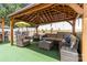 Outdoor gazebo offers a cozy seating area perfect for relaxing and entertaining at 1505 Clarendon Pl, Rock Hill, SC 29732