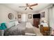 Comfortable bedroom with a ceiling fan, hardwood dresser, and a neutral color scheme at 161 Ranson Rd, Lancaster, SC 29720