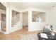 Open-concept foyer with staircase, sitting room, and elegant design at 21514 Gulfstar Ct, Cornelius, NC 28031