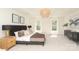 Spacious primary bedroom featuring plush carpet, natural light, and a stylish decor at 21514 Gulfstar Ct, Cornelius, NC 28031
