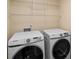 Laundry room featuring a modern washer and dryer at 2527 Fossil Stone Ln, Fort Mill, SC 29708