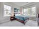Cozy bedroom with natural light, a comfortable bed, and a pleasant view from the large windows at 264 Auburn View Rd, Rock Hill, SC 29730