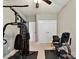 Home gym equipped with workout machines and free weights, offering a convenient fitness space within the home at 2972 Arches Bluff Cir, Lancaster, SC 29720