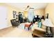 Cozy living room with comfortable seating and view of a desk near a window at 4048 Cascade Dr, Gastonia, NC 28056