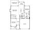 Detailed first-floor plan highlighting the gourmet kitchen, Gathering room, and flex room at 428 Balboa St, Matthews, NC 28104