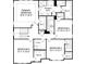 Detailed second-floor plan with a primary bedroom, three additional bedrooms, and a laundry room at 428 Balboa St, Matthews, NC 28104