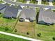 Aerial view of home showing backyard, patio, and surrounding neighborhood at 440 Shallowford Dr, Rock Hill, SC 29732