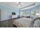 Bedroom featuring a TV on a dresser and three large windows at 440 Shallowford Dr, Rock Hill, SC 29732
