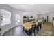Open-concept living area seamlessly blending the dining area, kitchen, and living room at 440 Shallowford Dr, Rock Hill, SC 29732