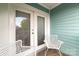 Inviting balcony with seating area to relax outside with view of exterior at 501 Mercury St, Charlotte, NC 28205
