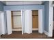 Spacious closet with bi-fold doors, offering ample storage in the interior of the home at 510 5Th St, Spencer, NC 28159