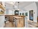 Entertaining basement wet bar with wooden countertops, stainless steel appliances, and a modern design at 6327 Fox Tail Ln, Davidson, NC 28036