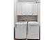 Efficient laundry room with modern washer and dryer units for convenience at 732 Wood Lily Dr, Belmont, NC 28012