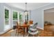 Cozy breakfast nook with bay windows and natural light, perfect for Gathering meals at 8300 Quarters Ln, Mint Hill, NC 28227