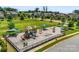 Community playground in a fenced in area perfect for outdoor activity at 837 Kathy Dianne Dr, Indian Land, SC 29707