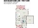 First floor floorplan showing layout of living spaces and garage at 8420 Golden Stone Ln # 138, Fort Mill, SC 29707