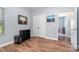 Bedroom with a beverage cooler and art at 101 Harvest Farm Ct, Mount Holly, NC 28120
